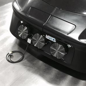 Grill Chill installed on a late model stock car