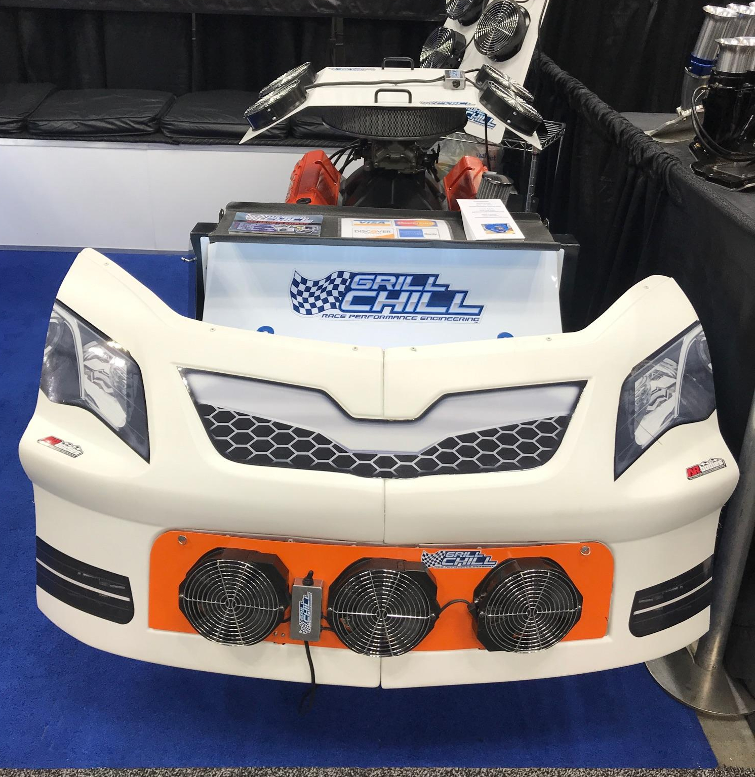 Grill Chill installed on a display bumper