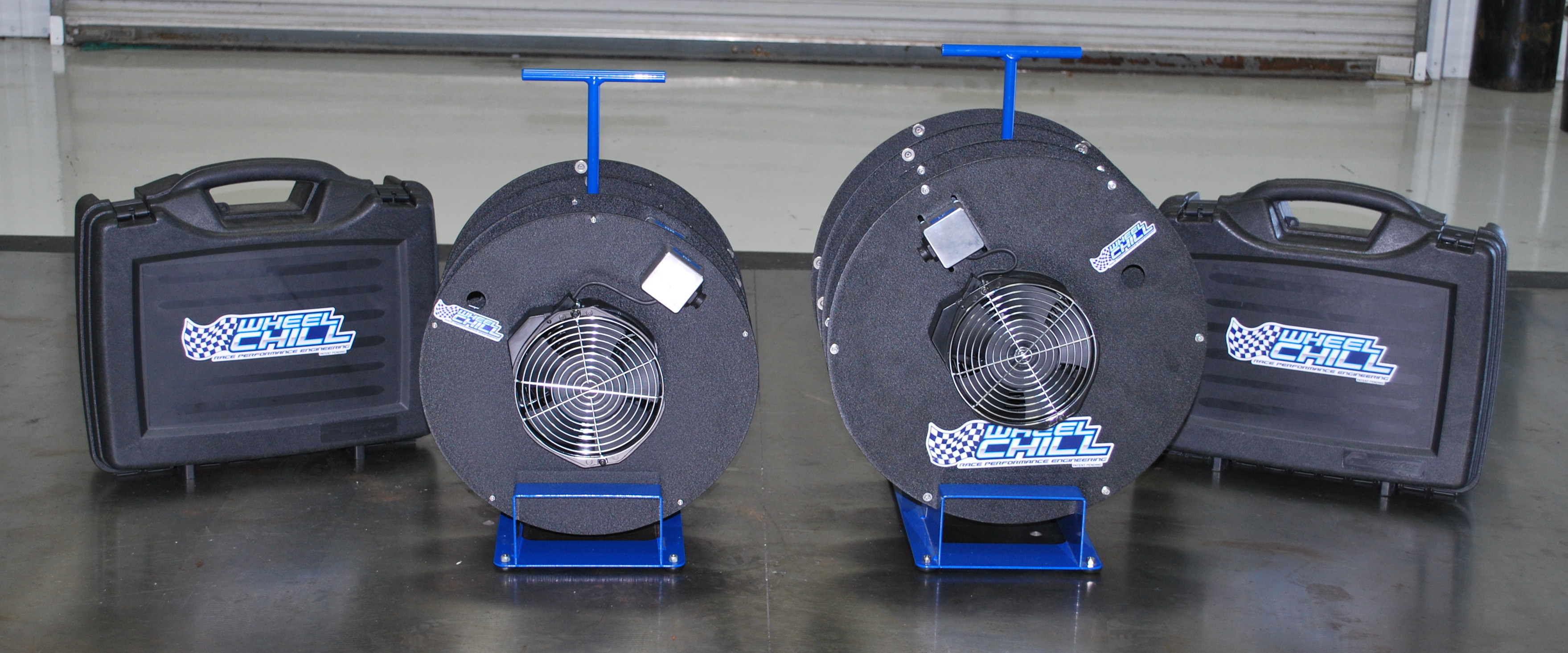 A product lineup of Wheel Chill products
