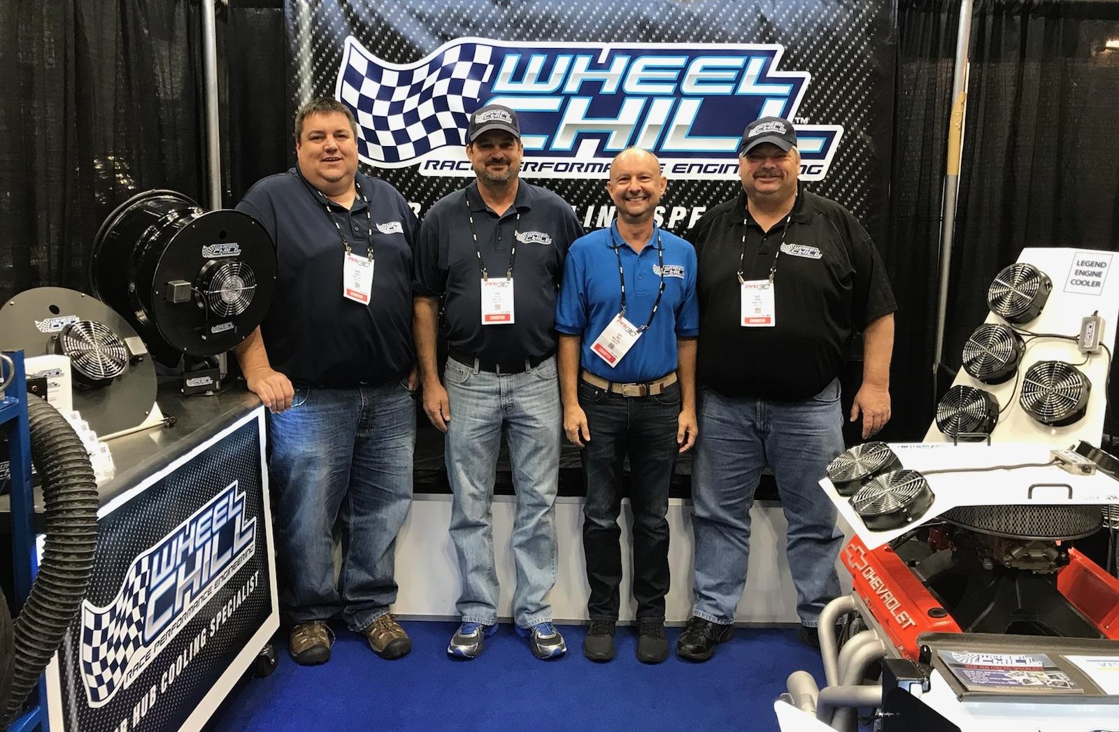 The Wheel Chill team at their PRI 2018 display